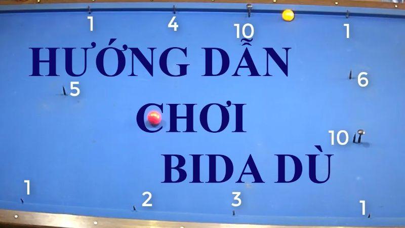 bida dù cách chơi