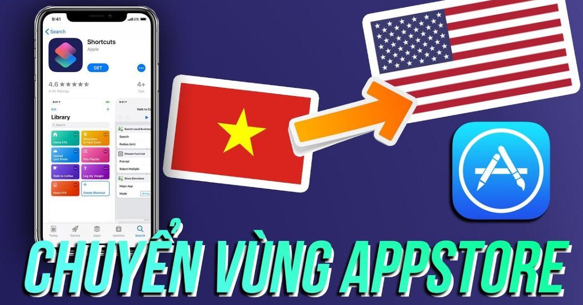 cách chuyển vùng iphone