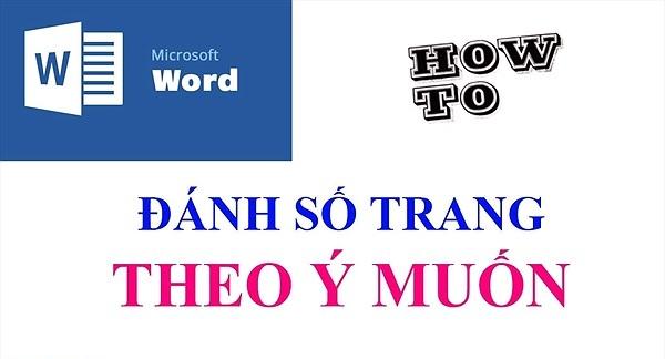 cách đánh số trang trong word 2010 theo ý muốn