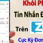 Cách khôi phục tin nhắn Zalo trên điện thoại đơn giản và hiệu quả nhất