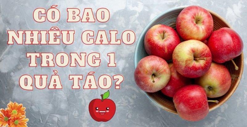 có bao nhiêu calo trong một quả táo