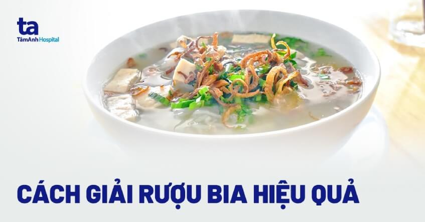 uống gì để giải rượu nhanh nhất